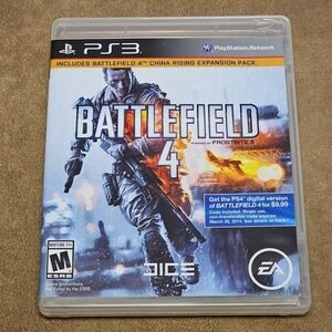 Battlefield 4 PS3‎ Complete Game Disc Case Manual CIB EA Dice FPS Shooter